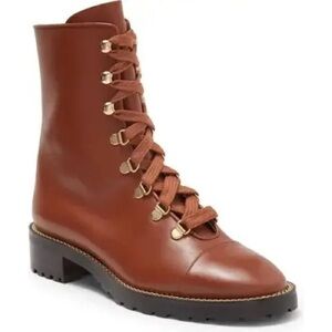 Stuart Weitzman Kolbie Boots Cognac - Size 7.5